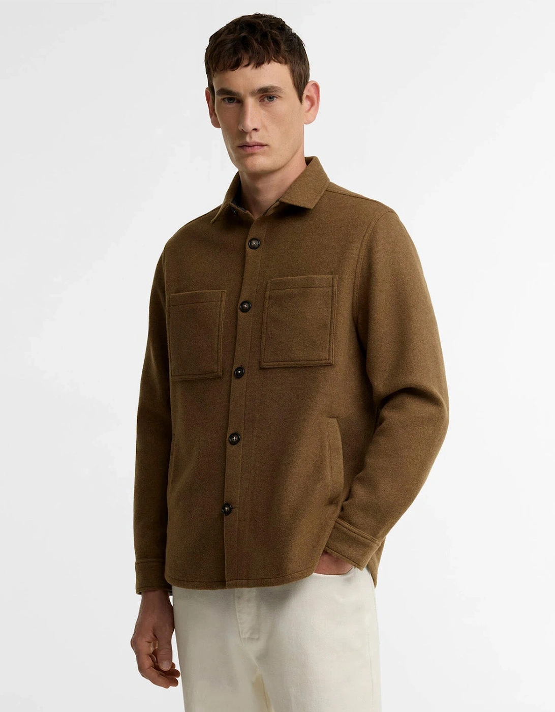 Barbour Marltown Wool-Blend Overshirt