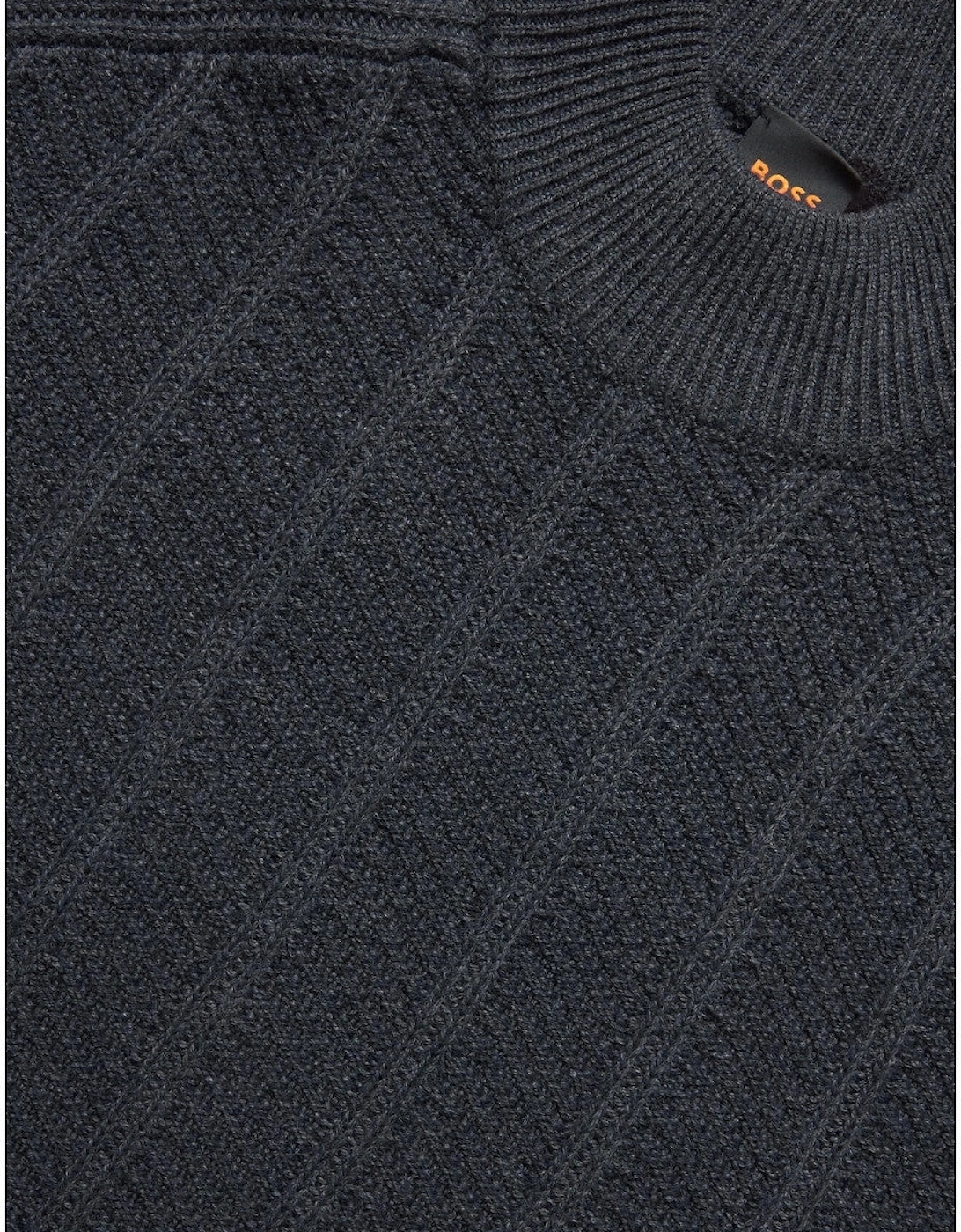 BOSS Orange Katoolo Sweater 404 Dk Blue