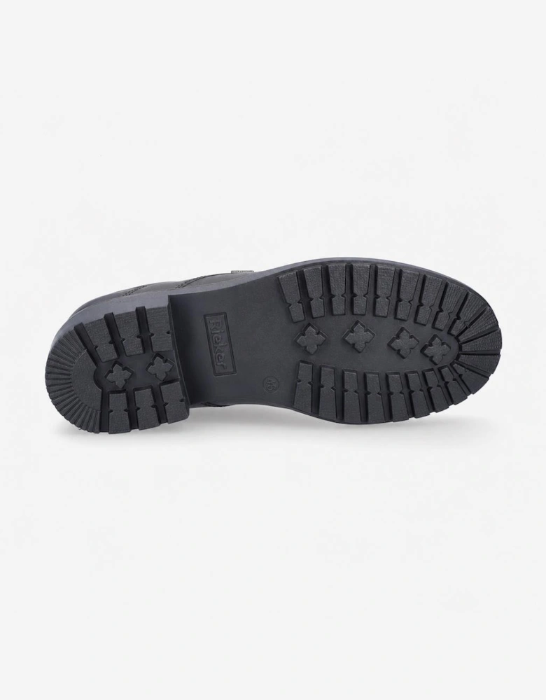 Rieker F4611 Mens Casual Shoes Black