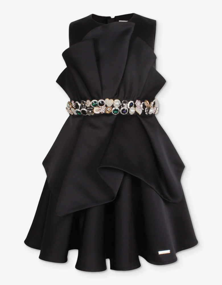 Jessie And James Girls Wind and Dew Dress in Black