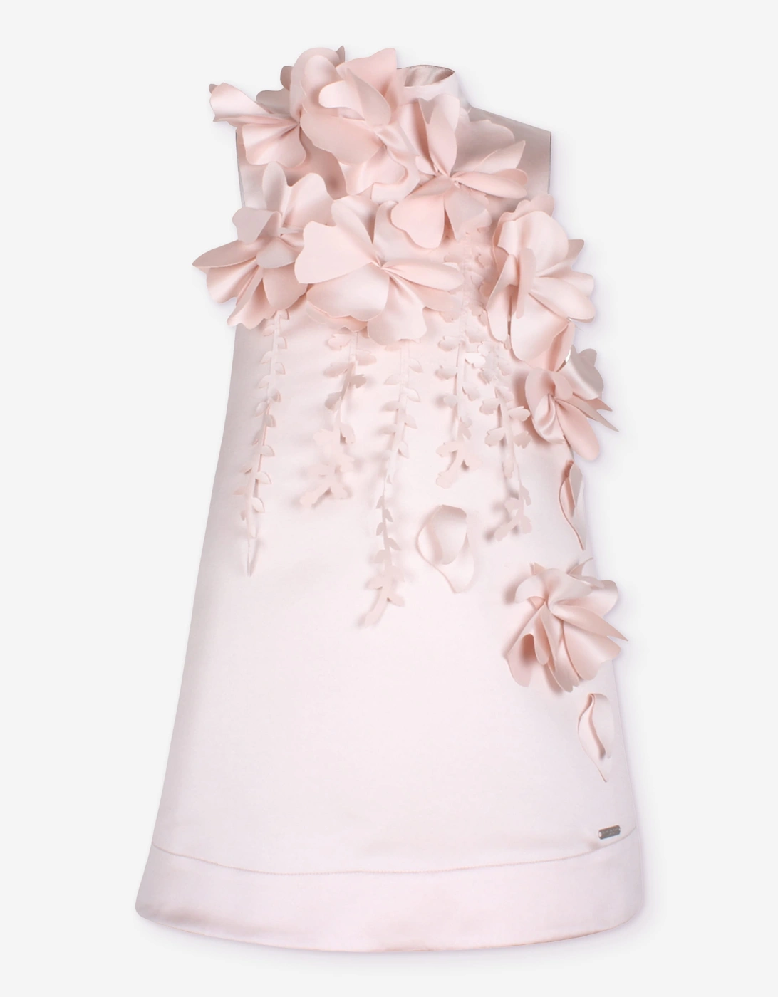 Jessie And James Girls Echo Of Leaves Dress in Pink