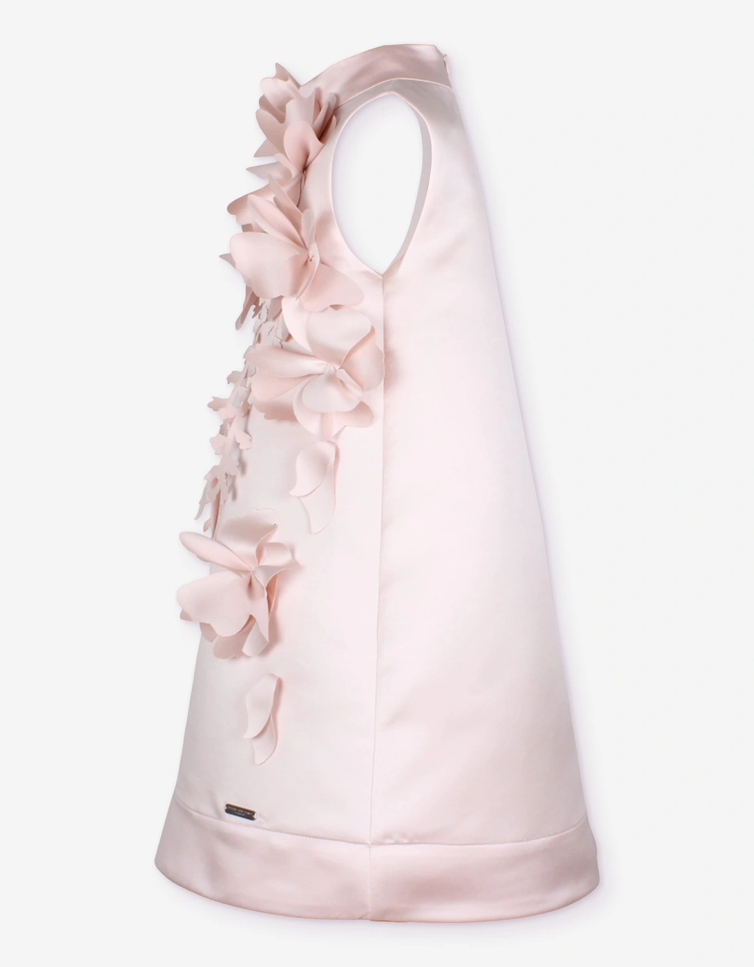 Jessie And James Girls Echo Of Leaves Dress in Pink