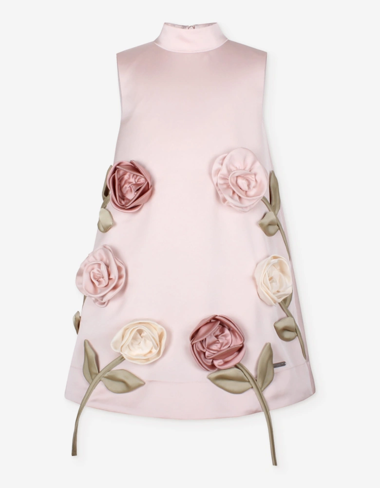 Jessie And James Girls My Rose Dress in Pink