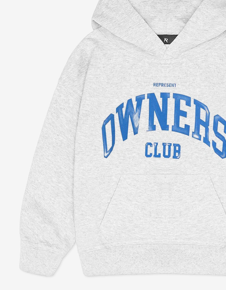 REPRESENT Kids Mini Owners Club Hoodie in Grey