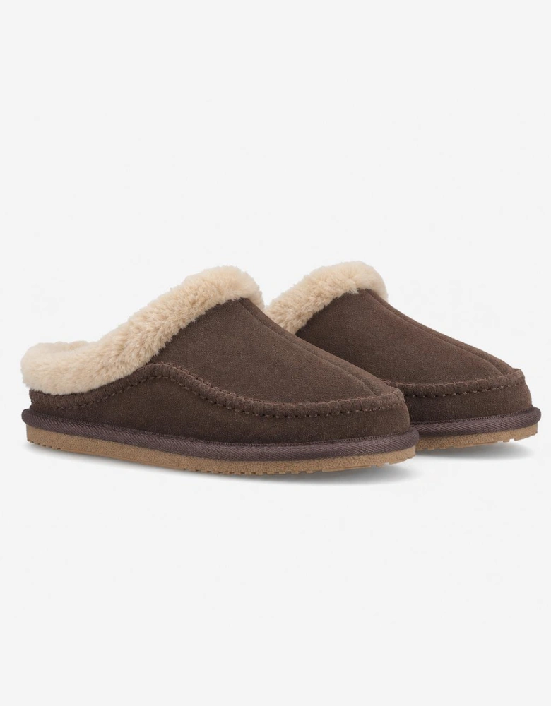 Hush Puppies Anika Womens Mules Chocolate