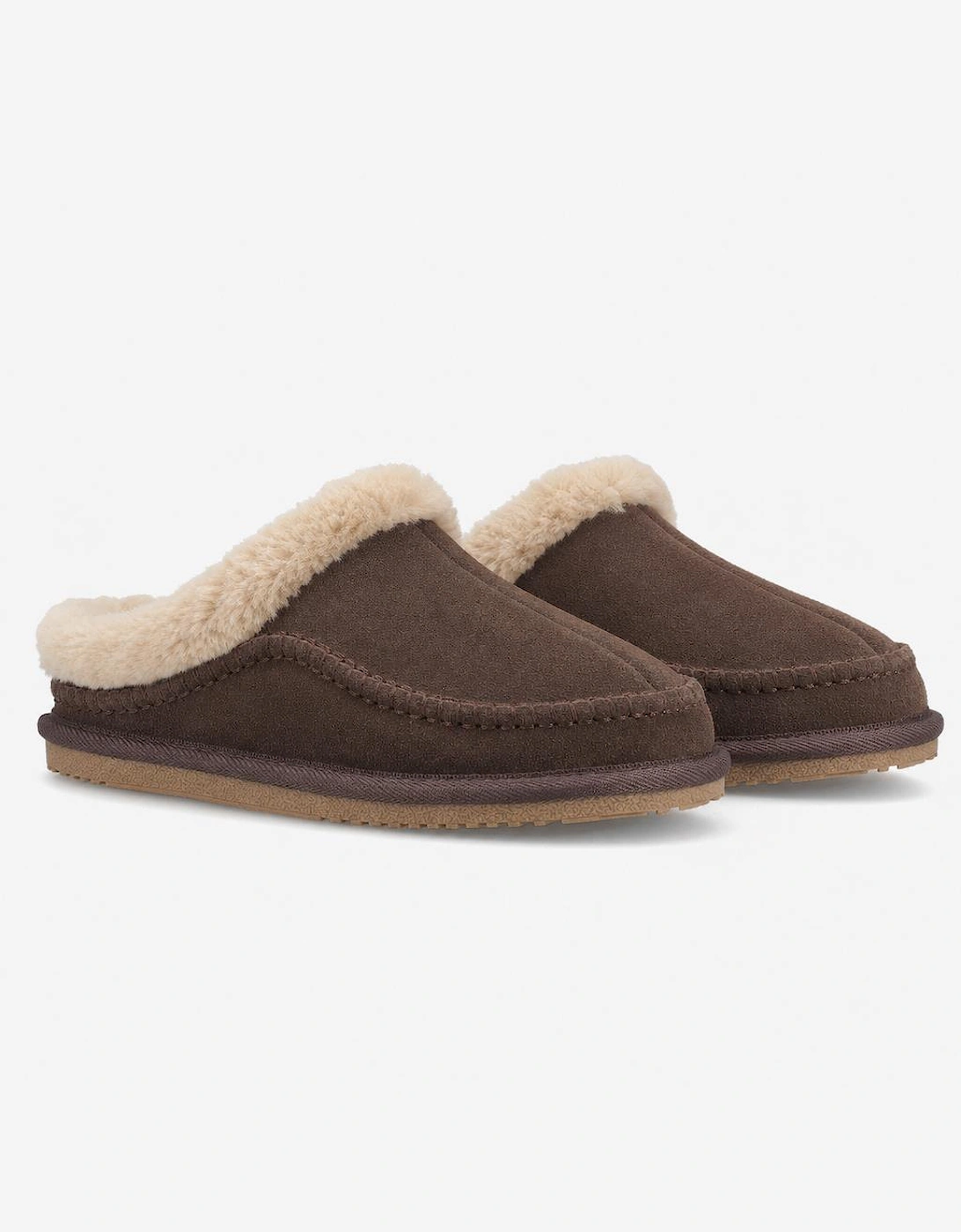 Hush Puppies Anika Womens Mules Chocolate