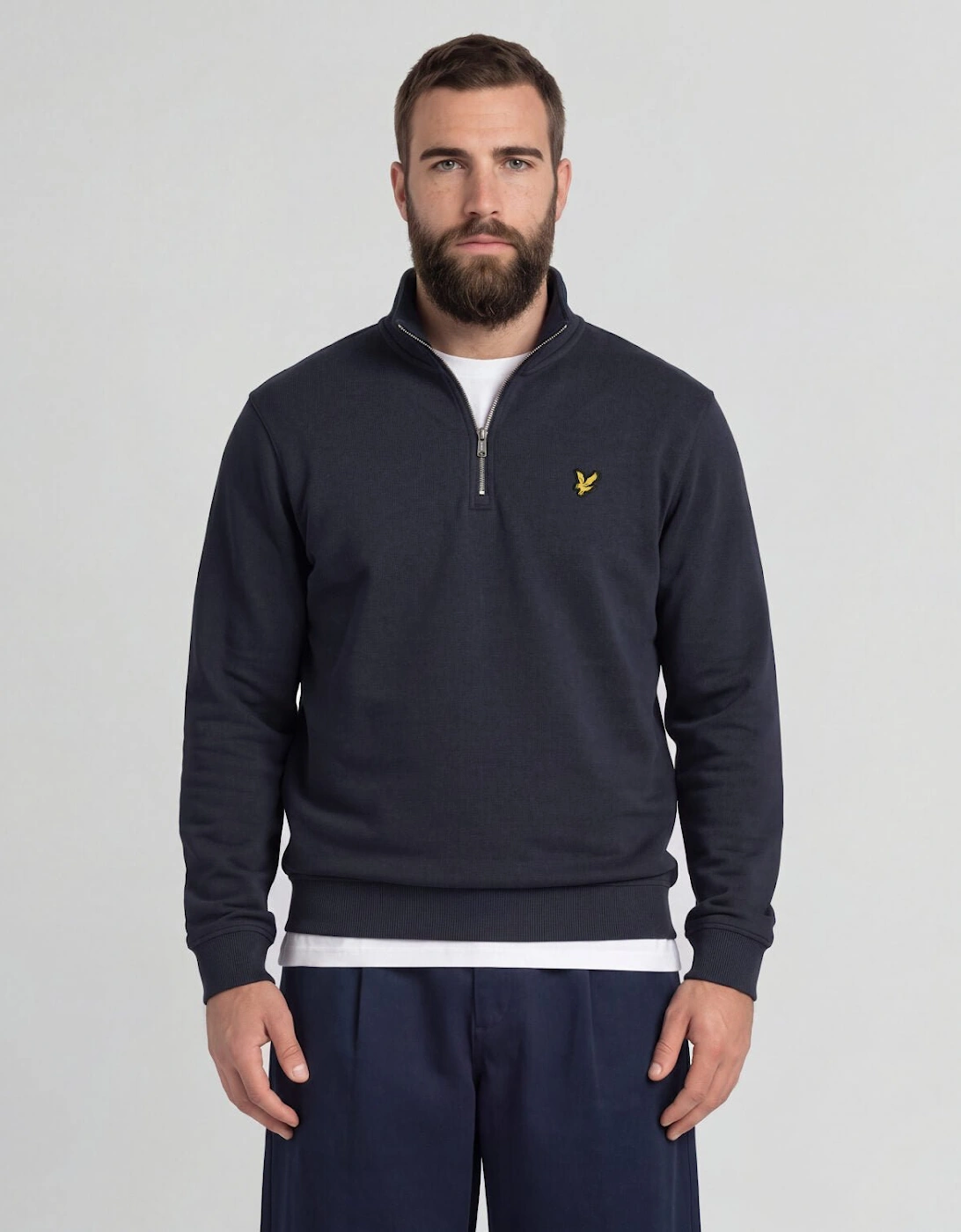 Loopback 1/4 Zip Sweatshirt Plus