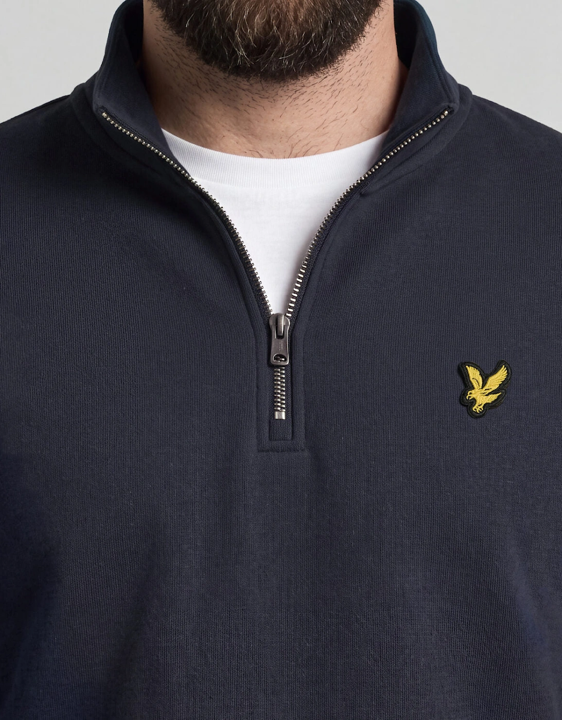 Loopback 1/4 Zip Sweatshirt Plus