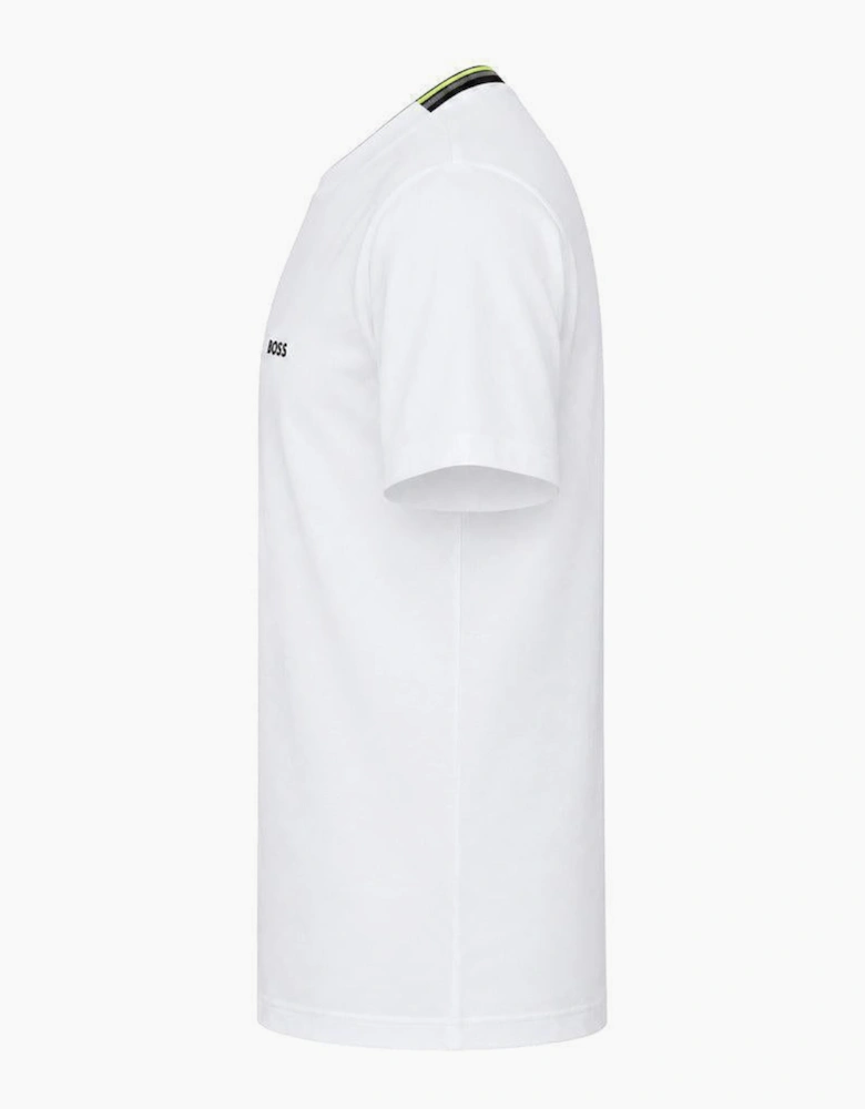 BOSS Pique Taddy T-Shirt Open White