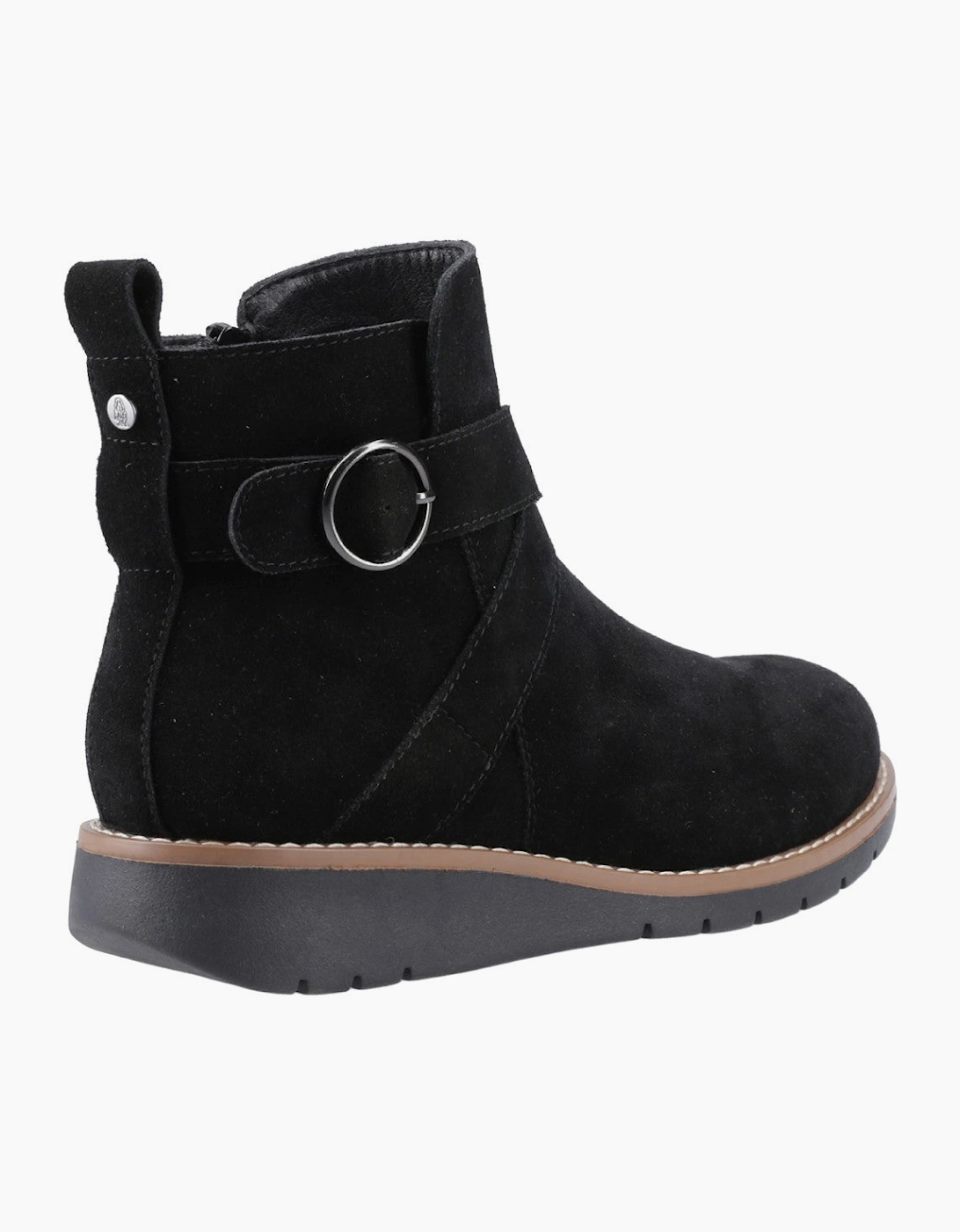 Hush Puppies Lyra Buckle Boot Womens Ankle Boots Black