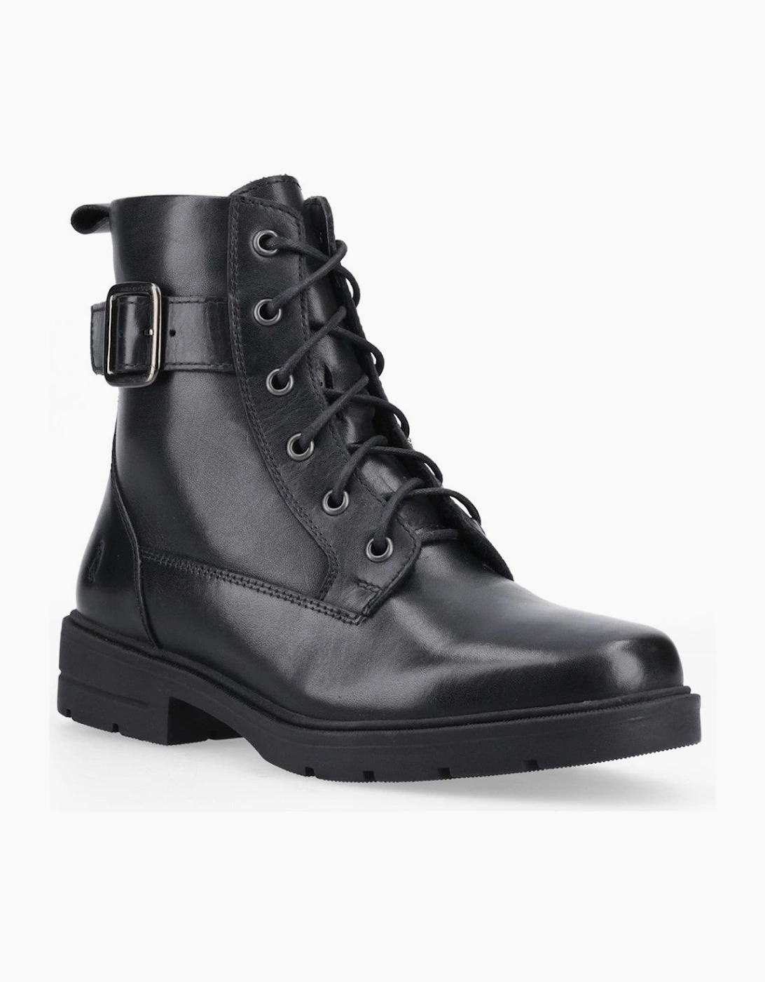 Hush Puppies Teagan Biker Boot Womens Biker Boots Black
