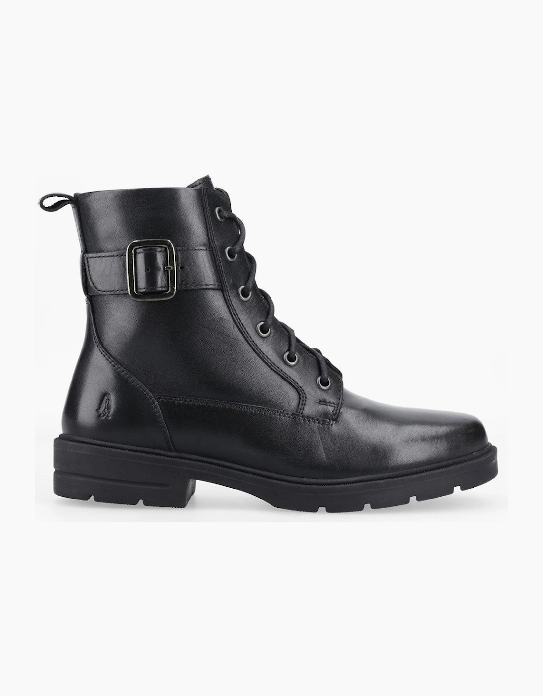 Hush Puppies Teagan Biker Boot Womens Biker Boots Black