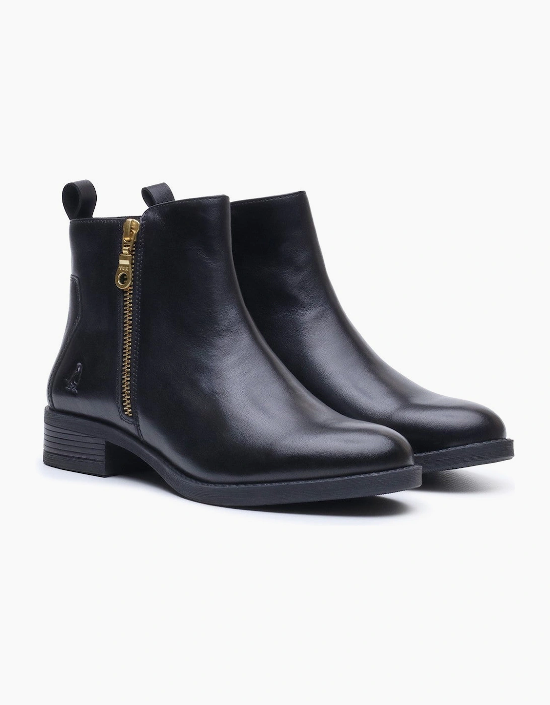 Hush Puppies Perry Zip Boot Womens Ankle Boots Black