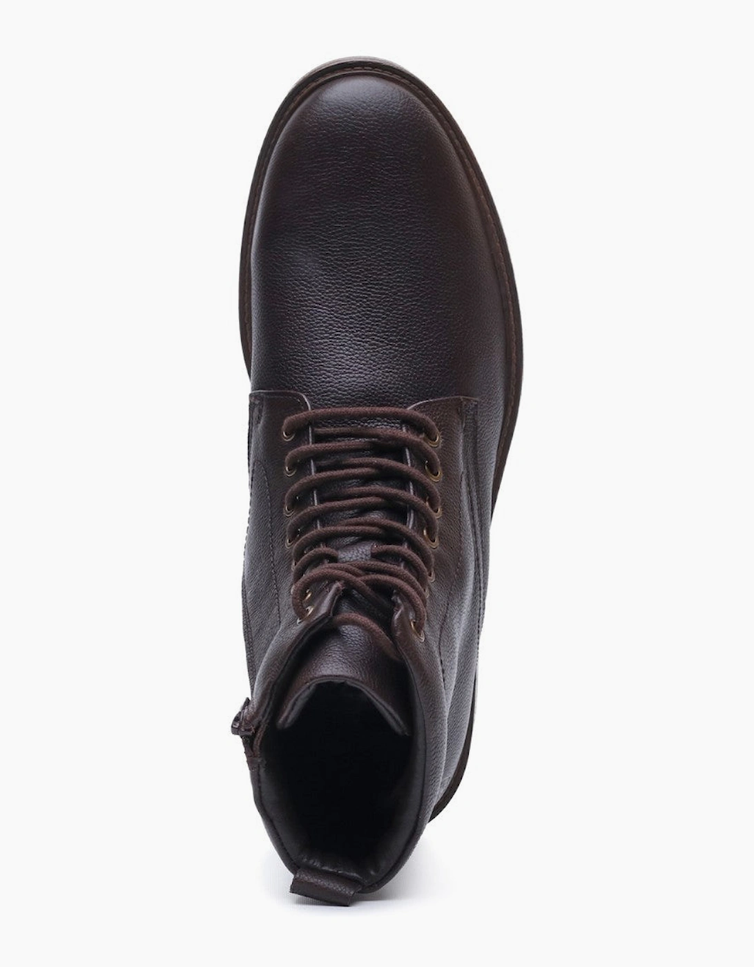 Hush Puppies Irwin Mens Ankle Boots Brown