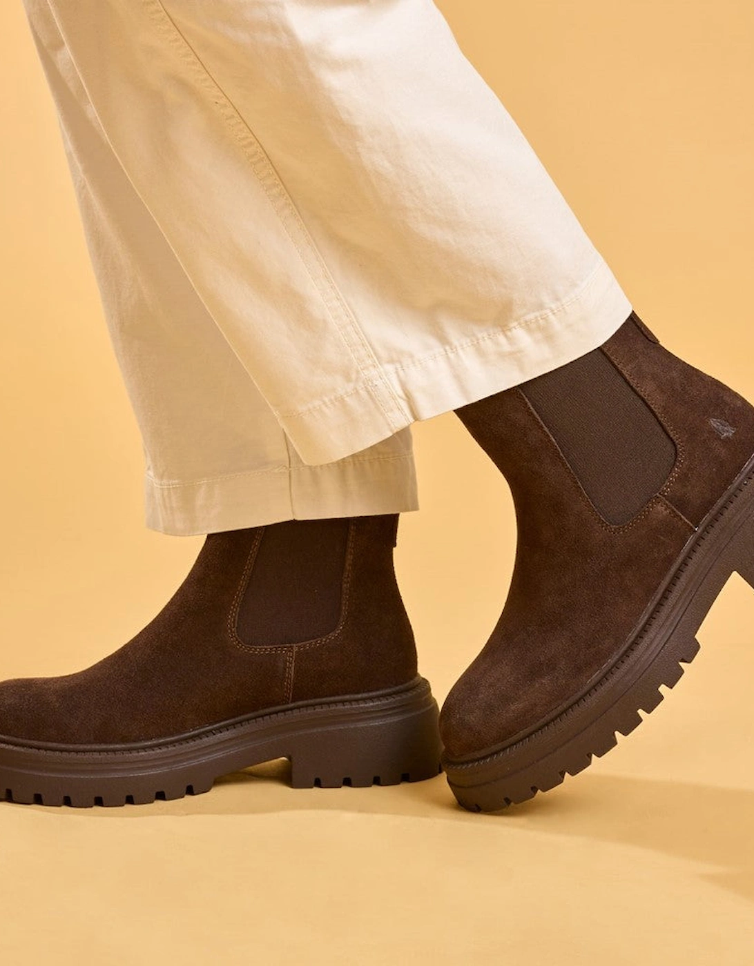 Hush Puppies Rose Chelsea Boot Womens Chelsea Boots Brown