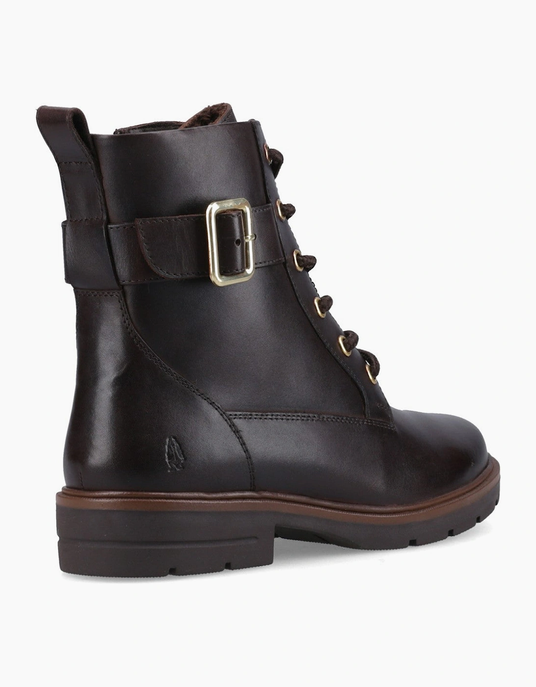 Hush Puppies Teagan Biker Boot Womens Biker Boots Brown