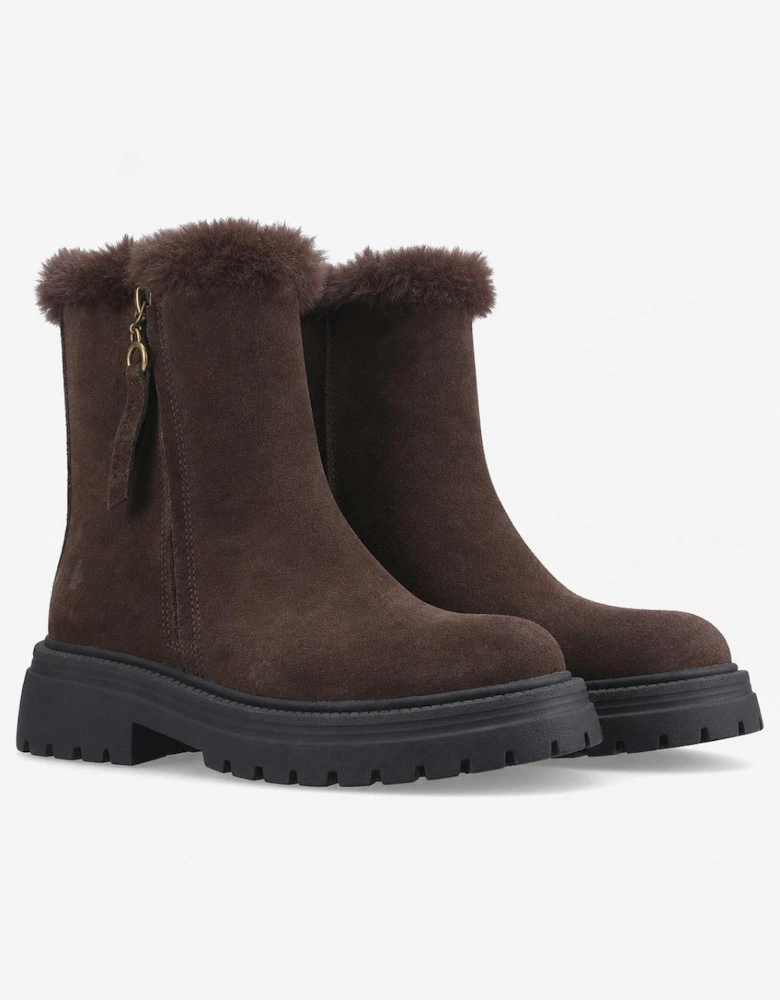 Hush Puppies Rosalind Boot Womens Mid Calf Boots Brown