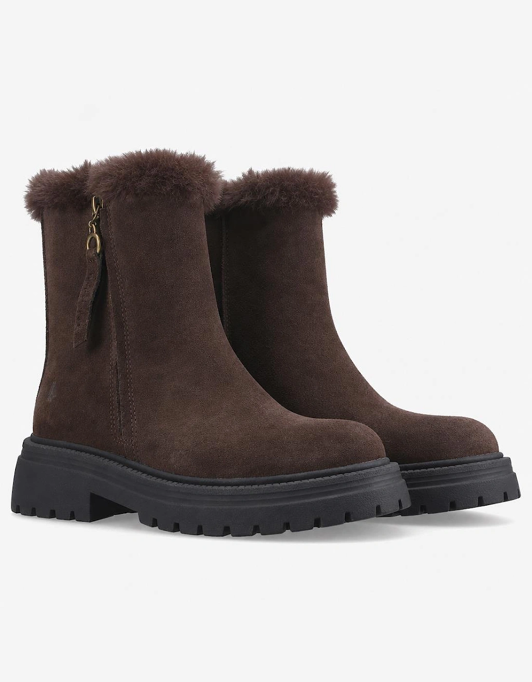 Hush Puppies Rosalind Boot Womens Mid Calf Boots Brown