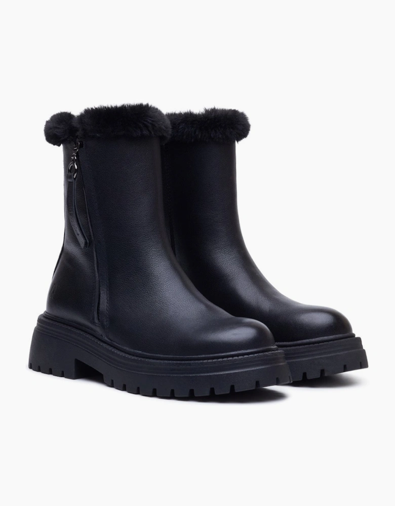 Hush Puppies Rosalind Boot Womens Mid Calf Boots Black