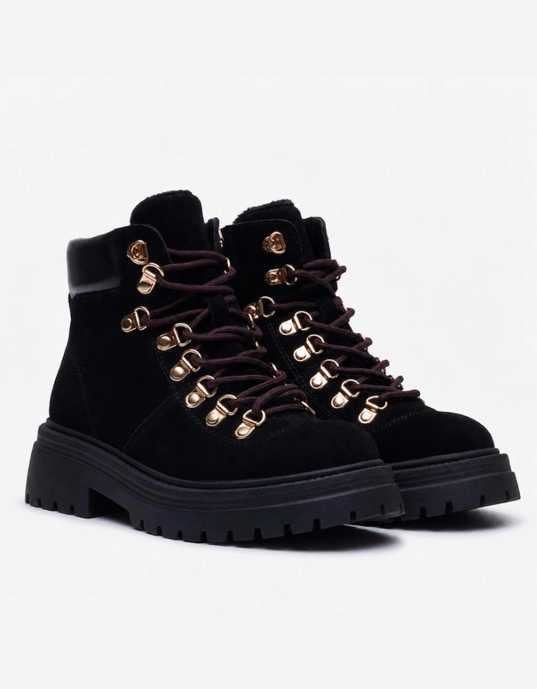 Hush Puppies Robyn Hiker Boot Womens Hiking Boots Black
