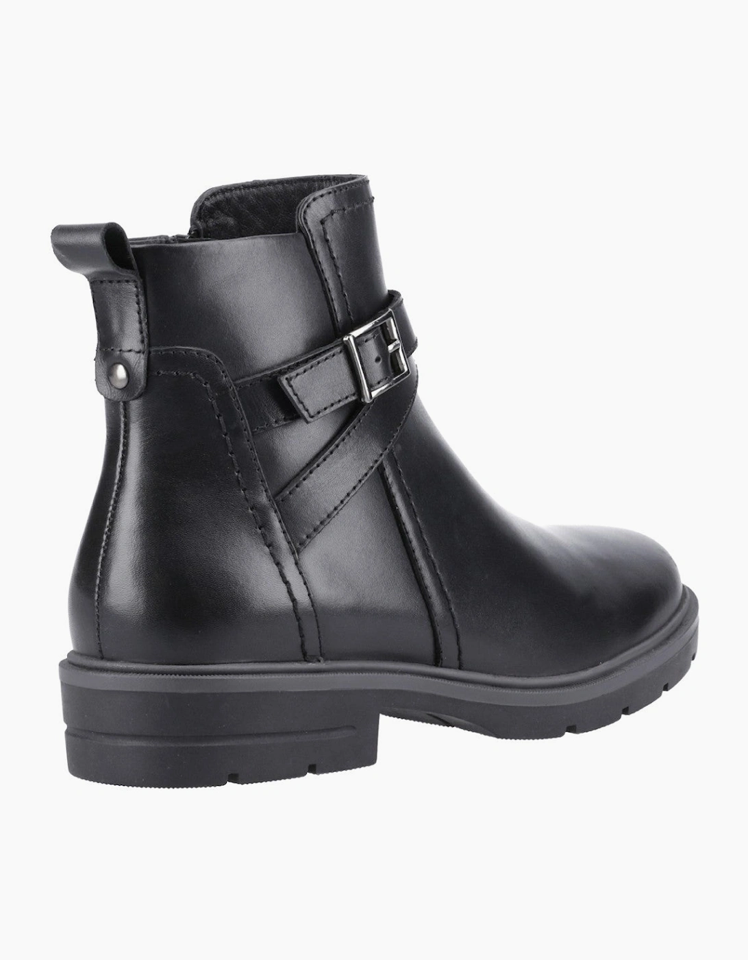 Hush Puppies Tove Buckle Boot Womens Ankle Boots Black