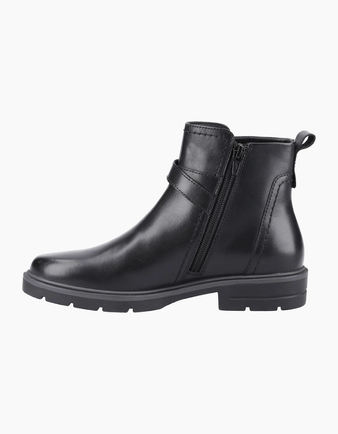 Hush Puppies Tove Buckle Boot Womens Ankle Boots Black