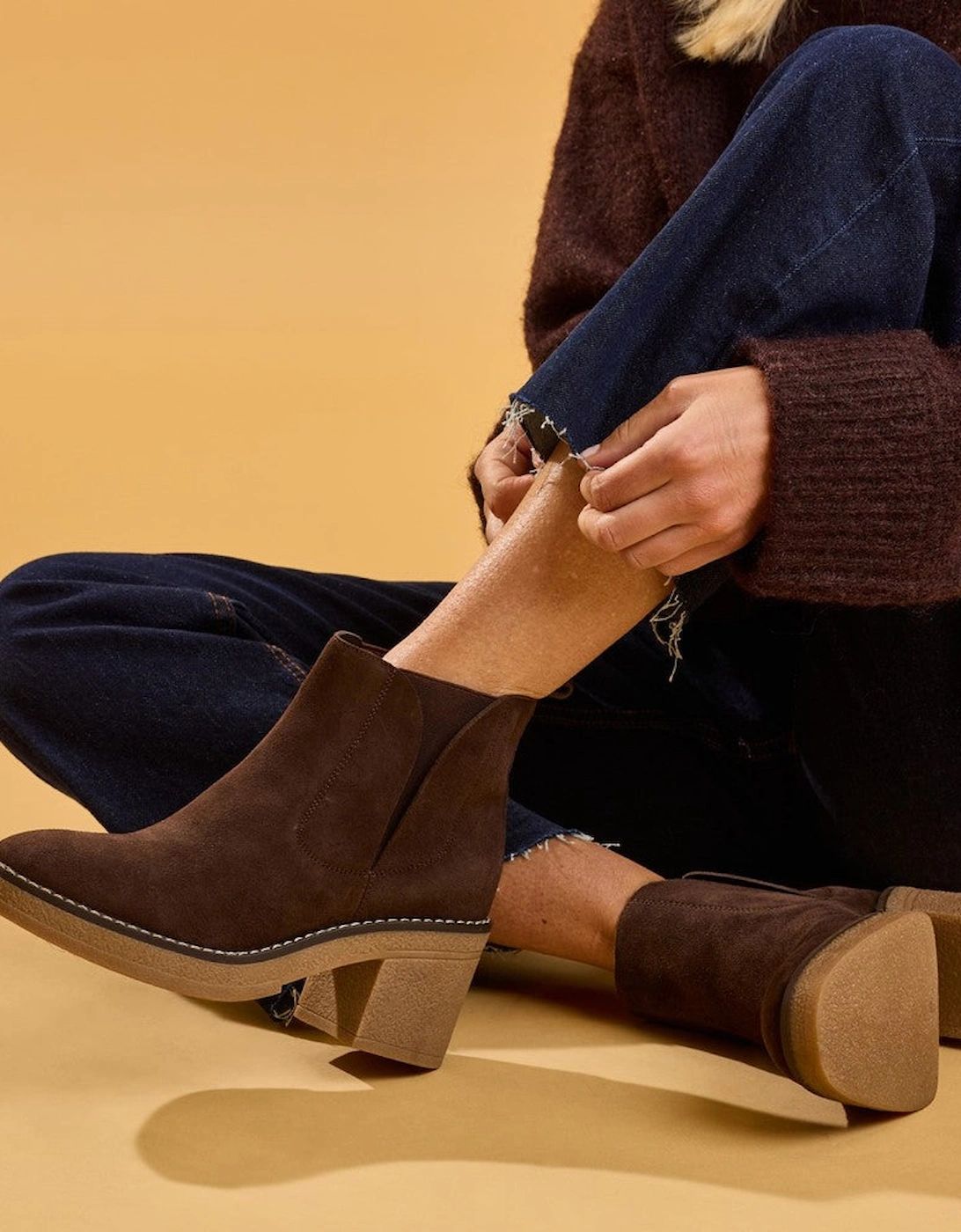 Hush Puppies Felicia Chelsea Boot Womens Chelsea Boots Chocolate