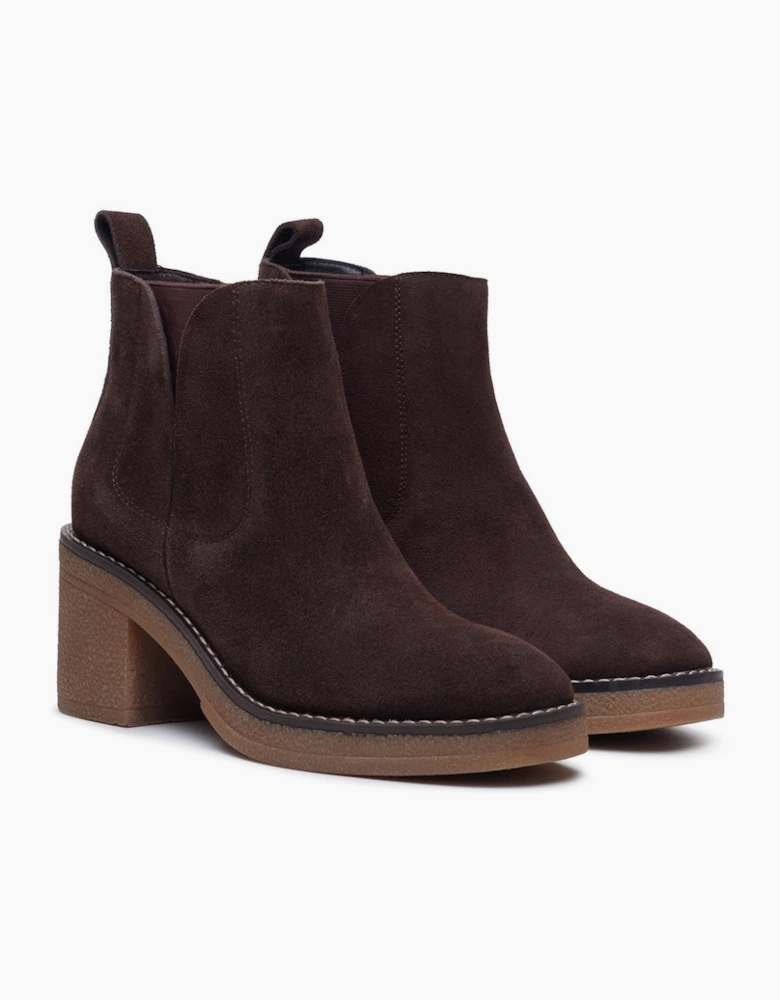 Hush Puppies Felicia Chelsea Boot Womens Chelsea Boots Chocolate