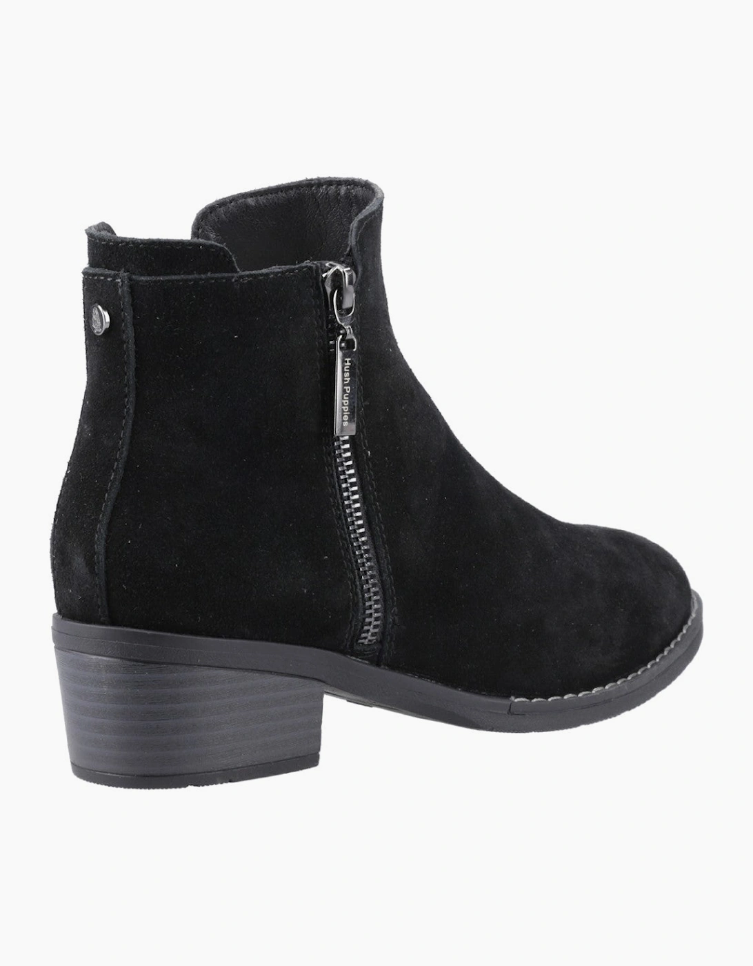 Hush Puppies Ingrid Zip Boot Womens Cowboy & Western Boots Black