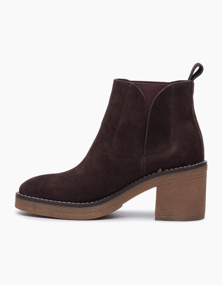 Hush Puppies Felicia Chelsea Boot Womens Chelsea Boots Chocolate