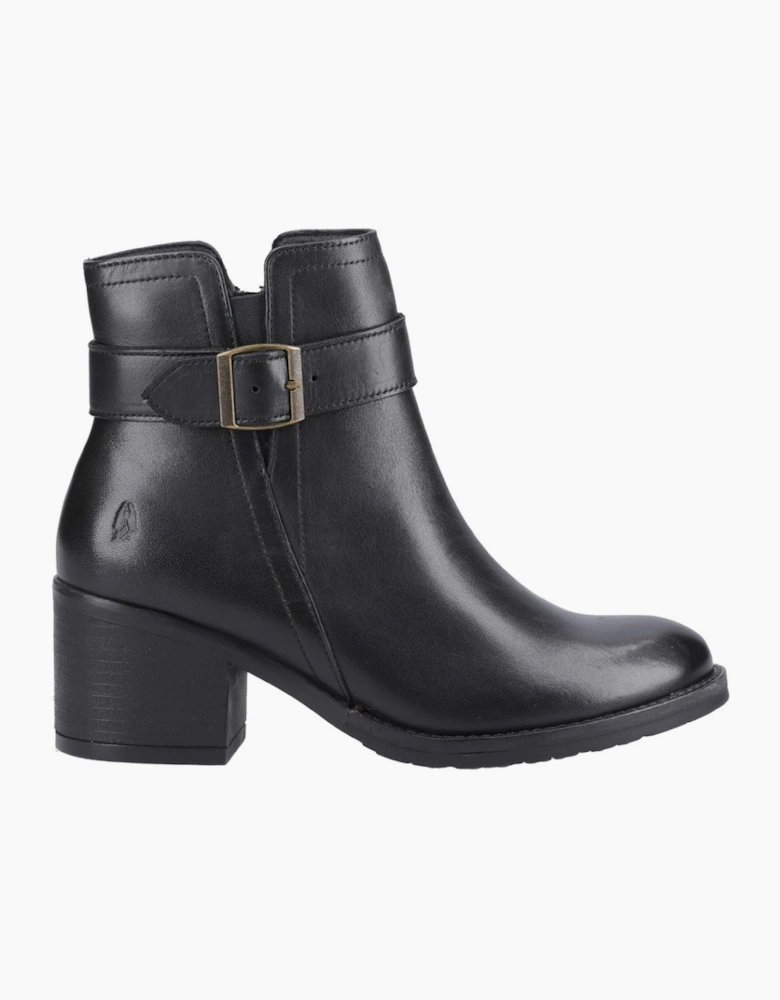 Hush Puppies Hensley Buckle Boot Womens Ankle Boots Black