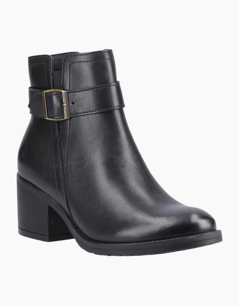 Hush Puppies Hensley Buckle Boot Womens Ankle Boots Black