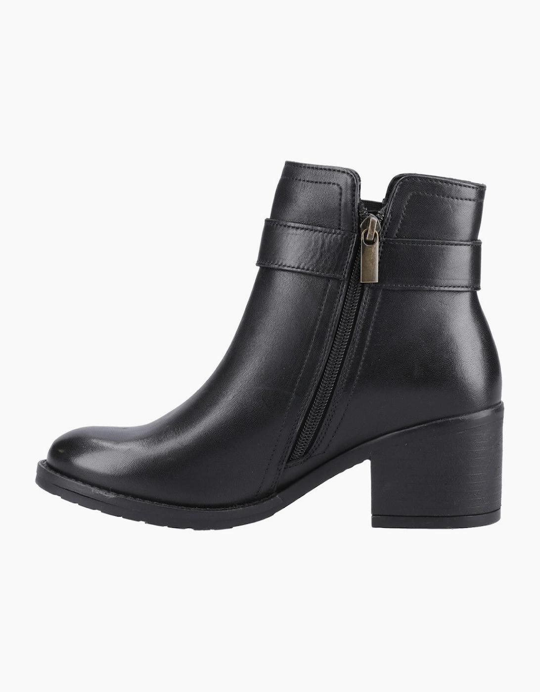 Hush Puppies Hensley Buckle Boot Womens Ankle Boots Black