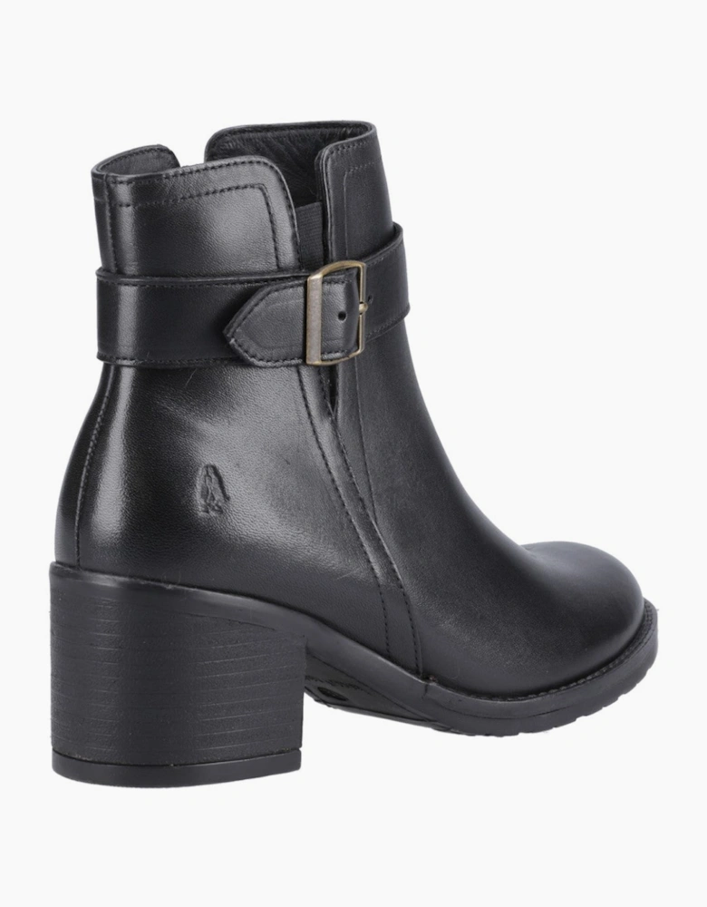 Hush Puppies Hensley Buckle Boot Womens Ankle Boots Black