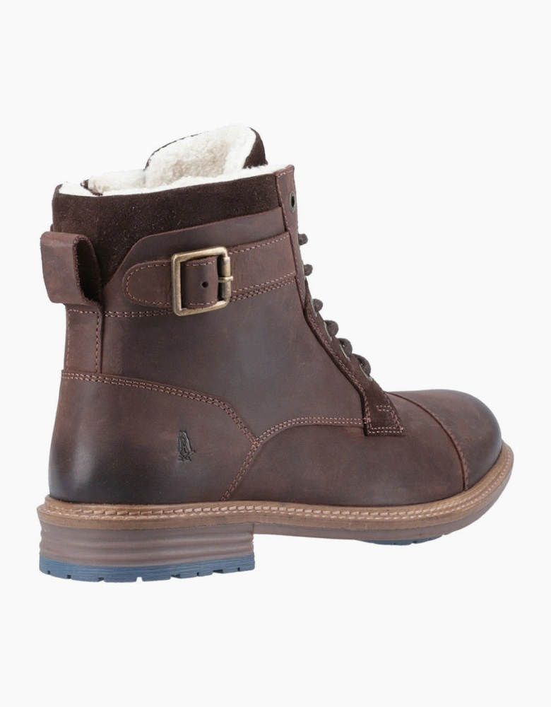 Hush Puppies Jordan Buckle Boot Mens Ankle Boots Brown