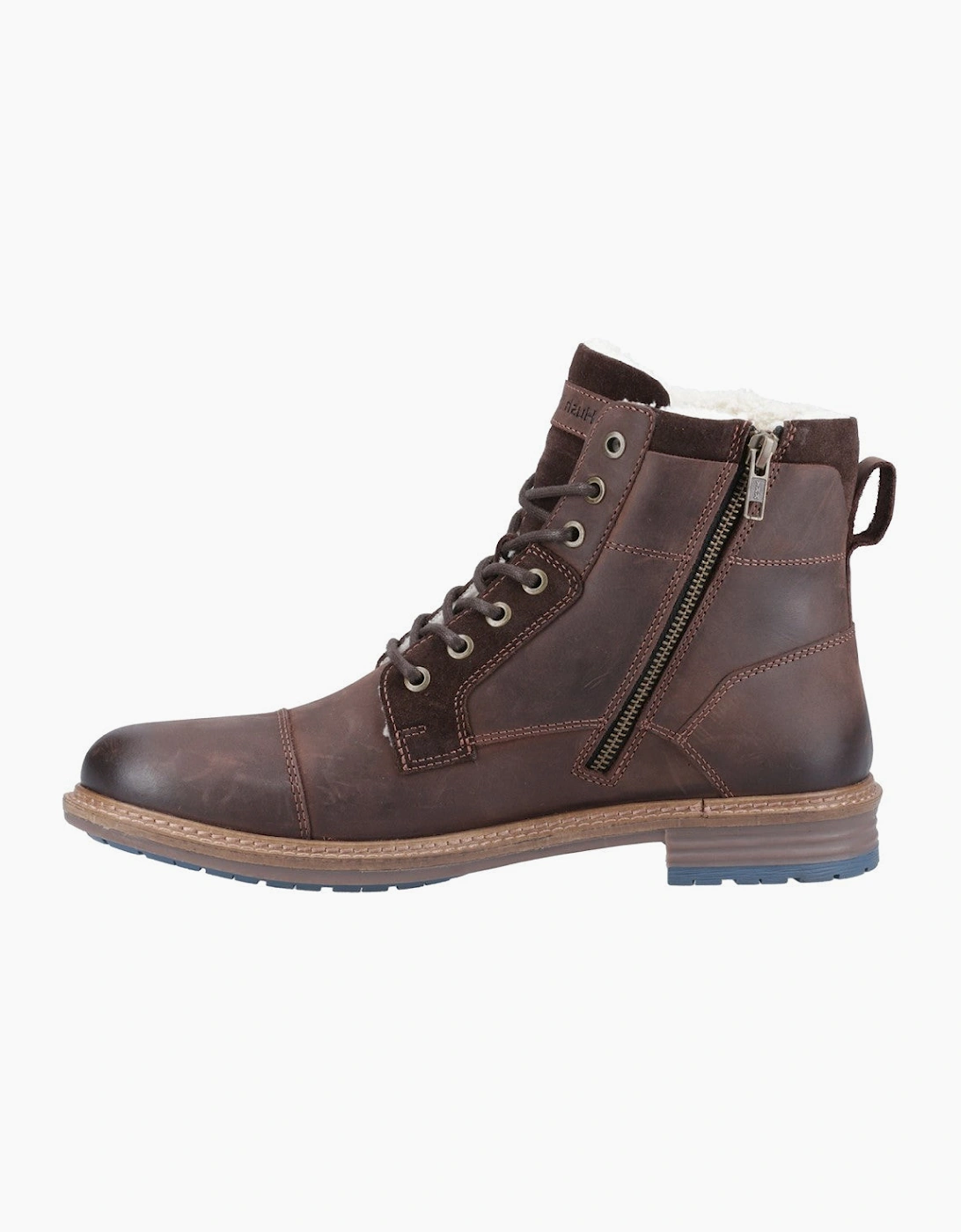 Hush Puppies Jordan Buckle Boot Mens Ankle Boots Brown