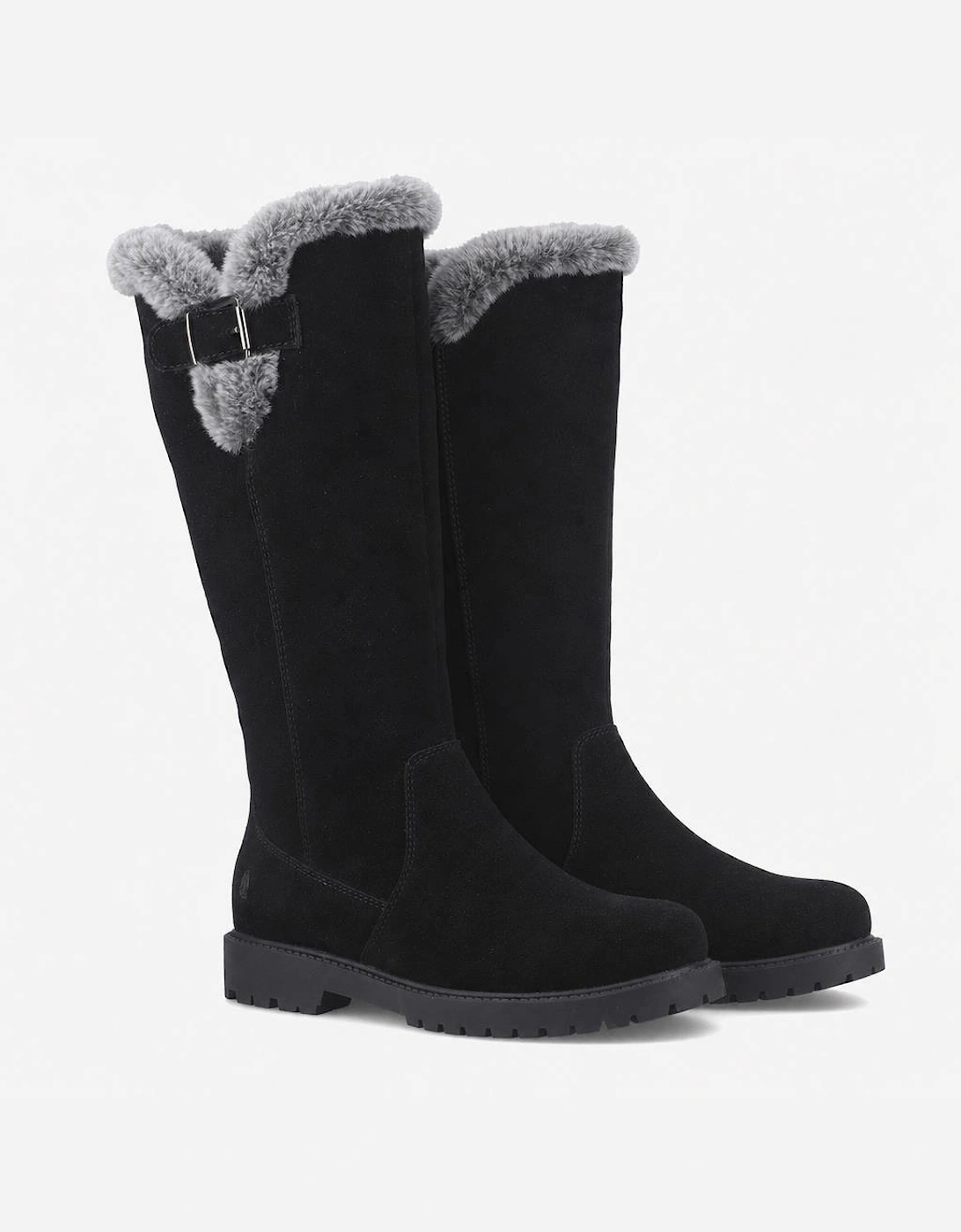 Hush Puppies Honor Long Boot Womens Tall Boots Black