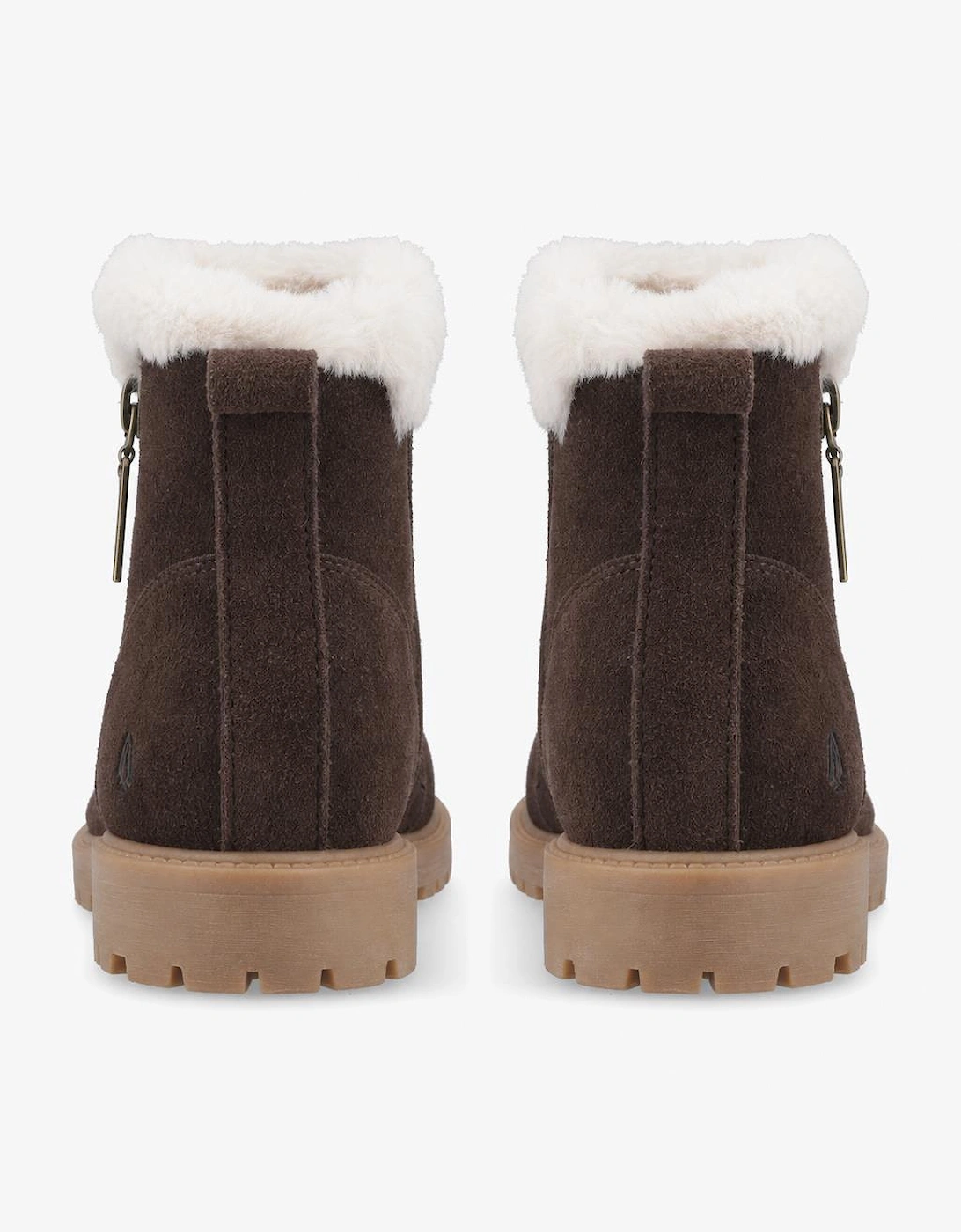Hush Puppies Hollis Zip Boot Womens Ankle Boots Brown
