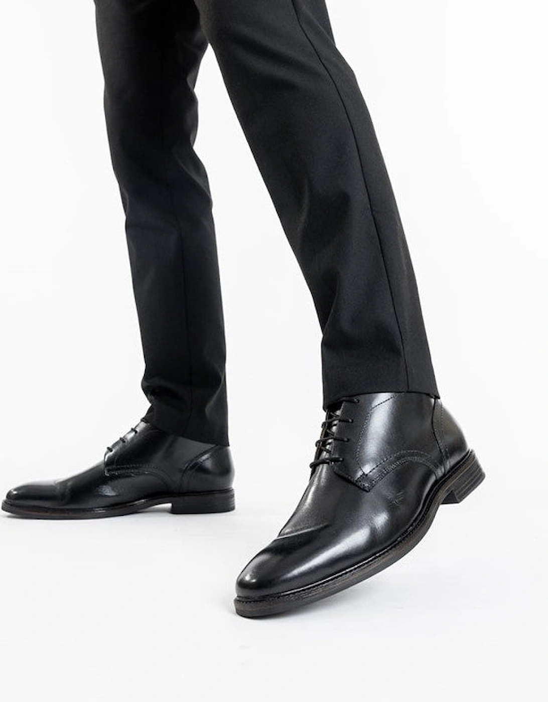 Base London BELGRAVE CHUKKA BOOT Mens Chukka Boots Black