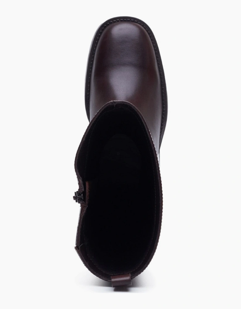 Hush Puppies Antonia Long Boot Womens Tall Boots Chocolate