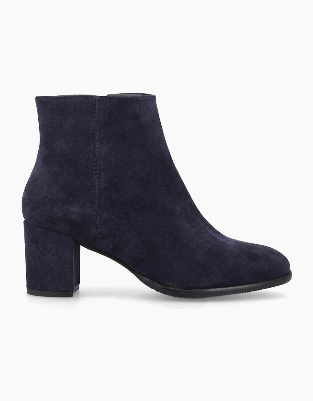 Hush Puppies CLARIDY Suede Ankle Boots for Women, Zip Closure, Blue, UK 6 - Image 3