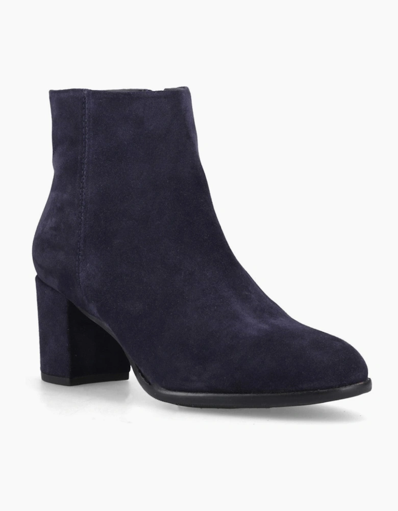 Hush Puppies CLARIDY SUEDE BOOT Womens Ankle Boots Navy