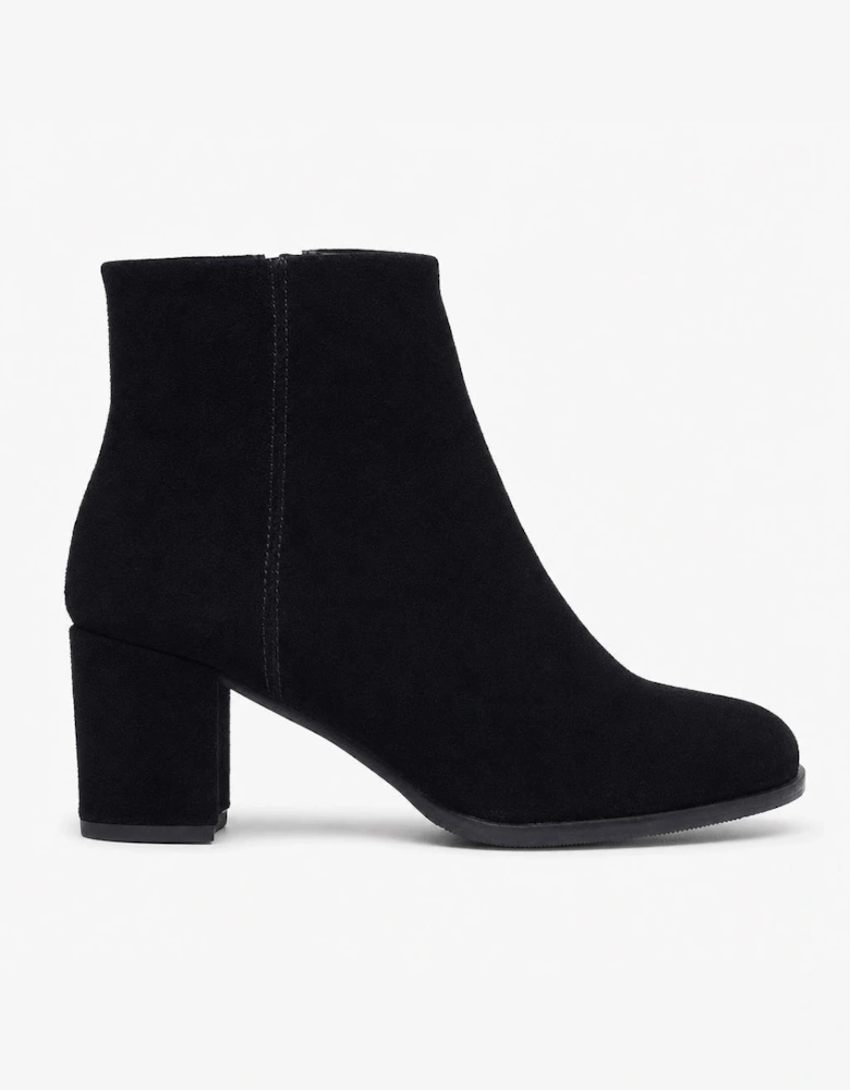 Hush Puppies CLARIDY SUEDE BOOT Womens Ankle Boots Black