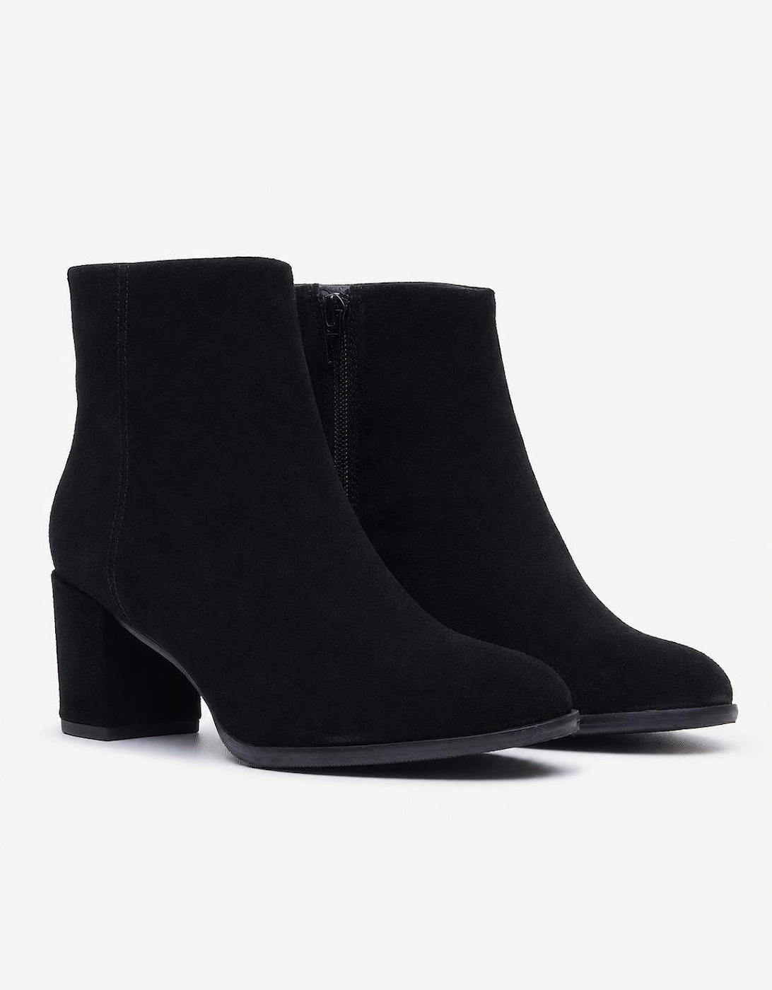 Hush Puppies CLARIDY SUEDE BOOT Womens Ankle Boots Black