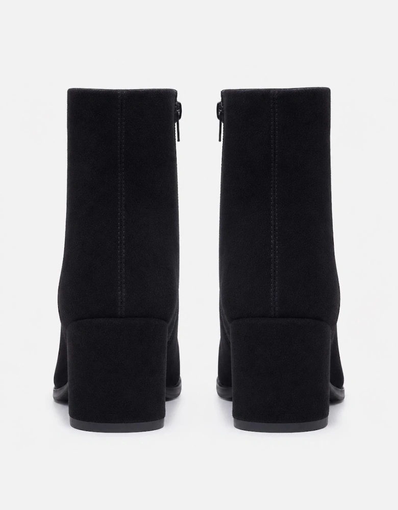 Hush Puppies CLARIDY SUEDE BOOT Womens Ankle Boots Black
