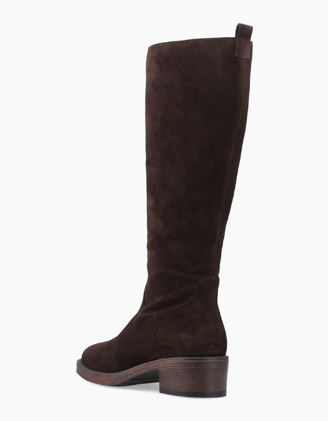 Hush Puppies ANTONIA SUEDE LONG BOOT Womens Tall Boots Chocolate