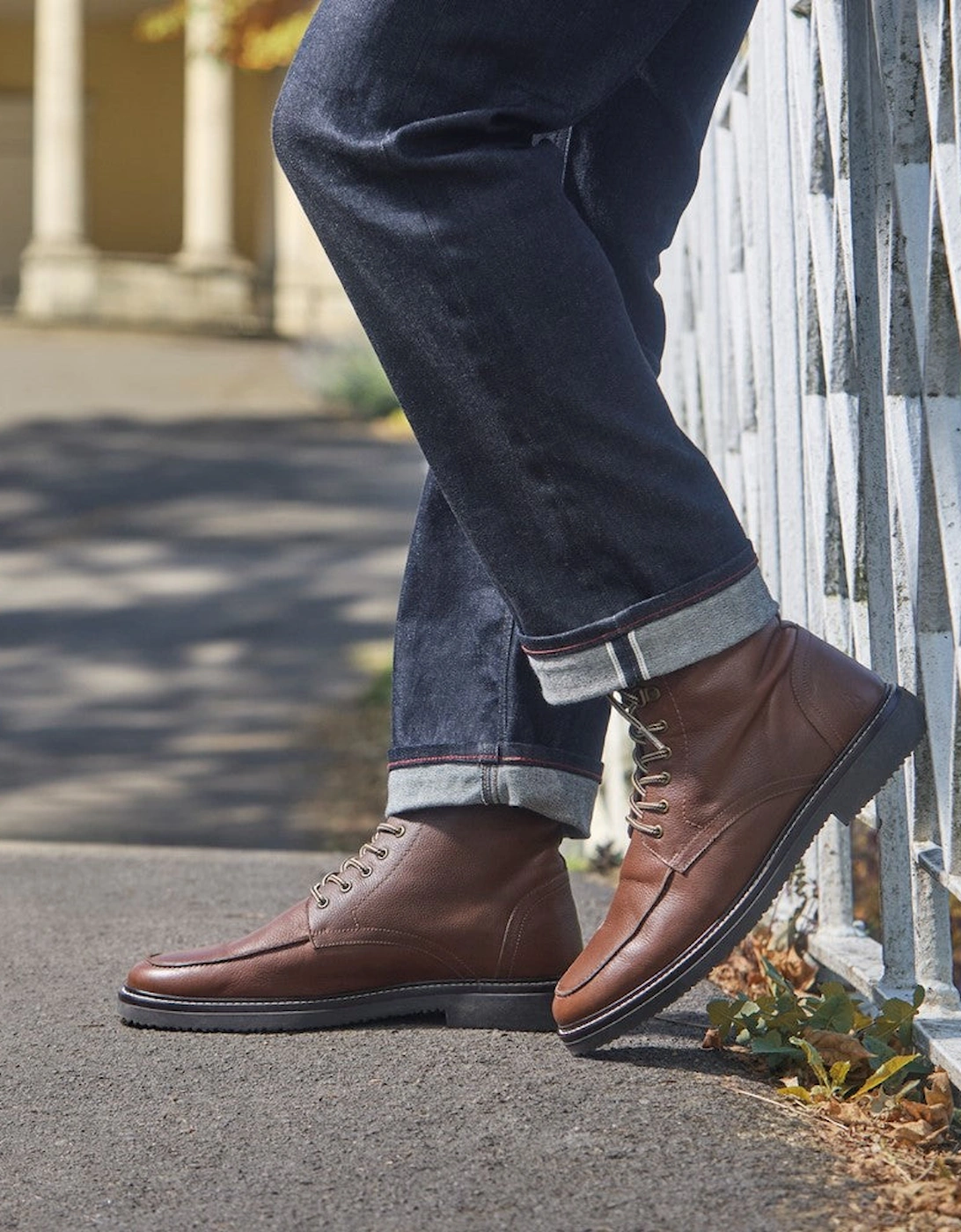 Hush Puppies Huxley Boot Mens Ankle Boots Brown