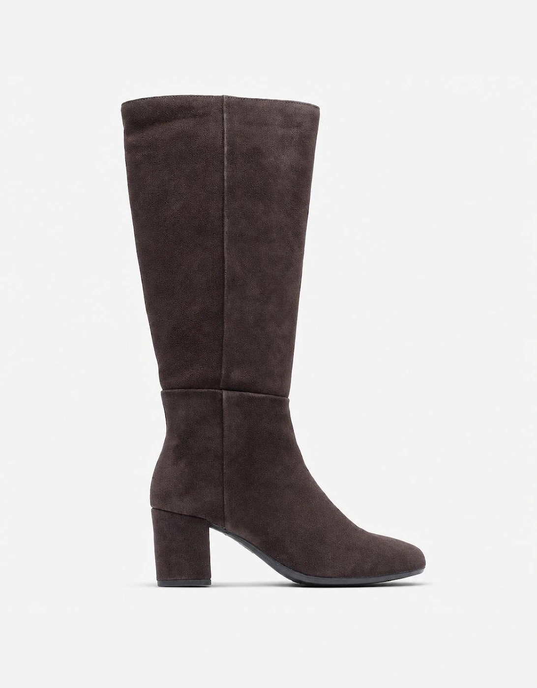 Hush Puppies Oprah Suede Long Boot Womens Tall Boots Chocolate