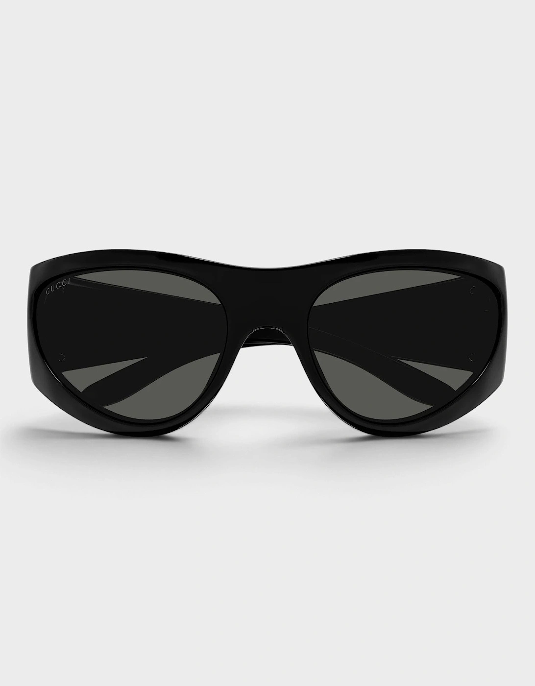 Logo Shield Sunglasses Black Grey
