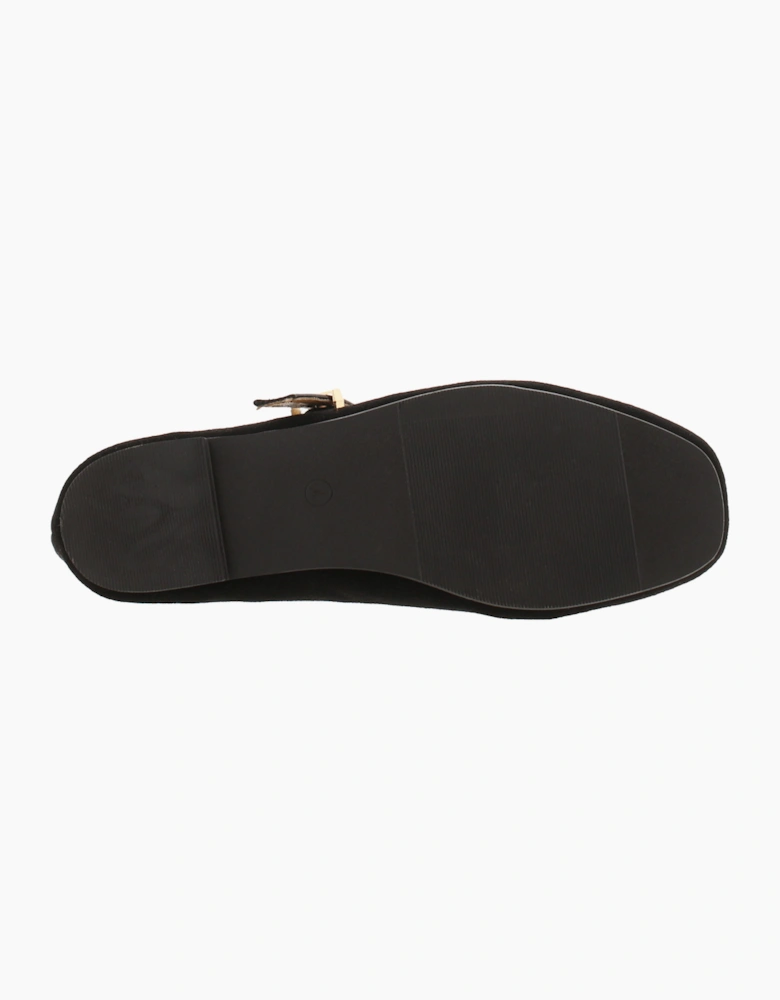 Truffle Womens Flat Shoes Brava Buckle black UK Size